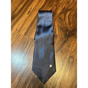 Versace V2 Blue White Polka Dot Silk Tie 100% handmade silk